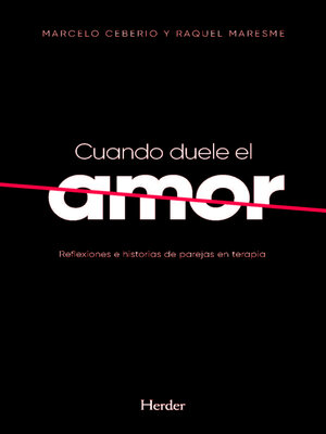 cover image of Cuando duele el amor